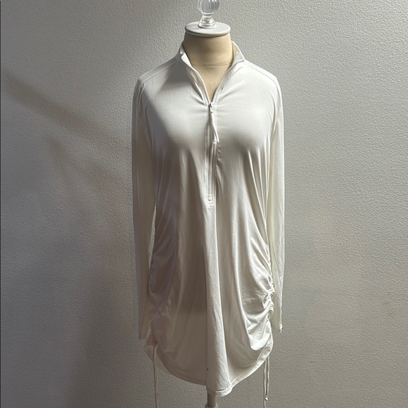 Carve Designs Cody Sundress UPF 50+ Women's Medium in Cloud (white) - Picture 2 of 8